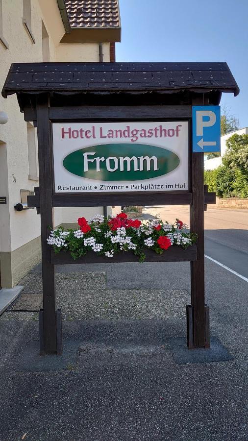 Hotel Landgasthof Fromm Untergruppenbach Esterno foto